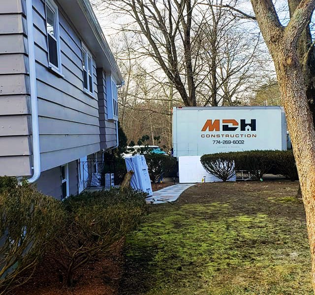 MDH Construction has trucks servicing Massachusetts, located in Plymouth, MA